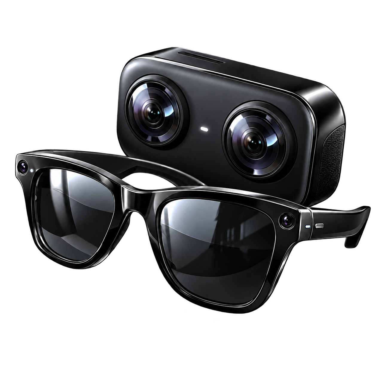Immersive video camera and smart glasses